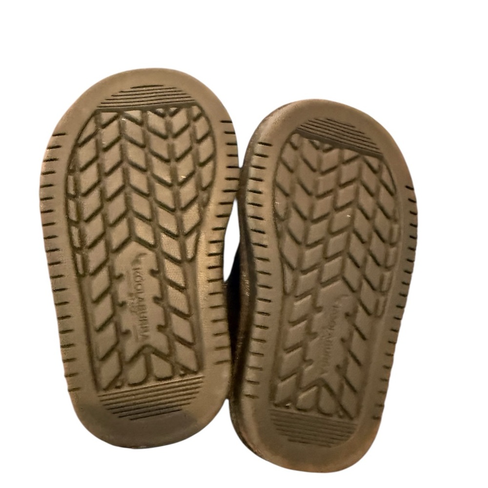 NWOT Koolaburra Toddler Black Short Suede winter Ugg Boots w faux fur lining 5 - Picture 5 of 9